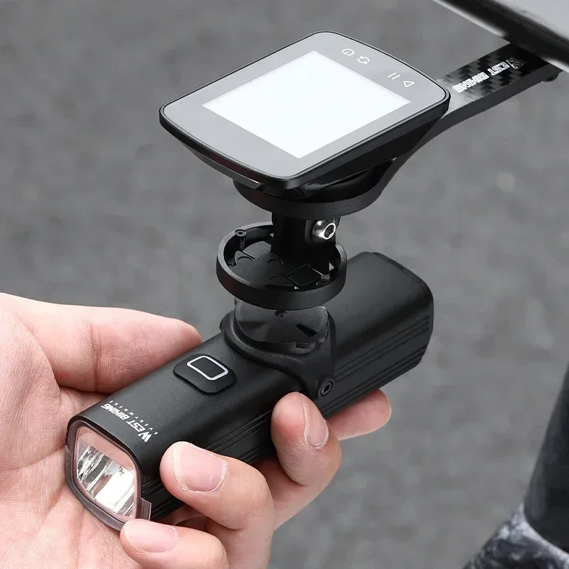 Rechargeable Bicycle Headlight 1000 Lumen - WEST BIKING 自転車クイックリリースヘッドライト 1000 ルーメン自転車フロントライト 4500mAh