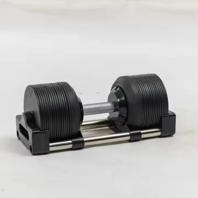 Adjustable Dumbbell Pair 40Kg - 電気メッキ加工された1kg調整可能ダンベル、36kg/32kg調整可能ダンベルセット（ジムでの筋力トレーニング用）