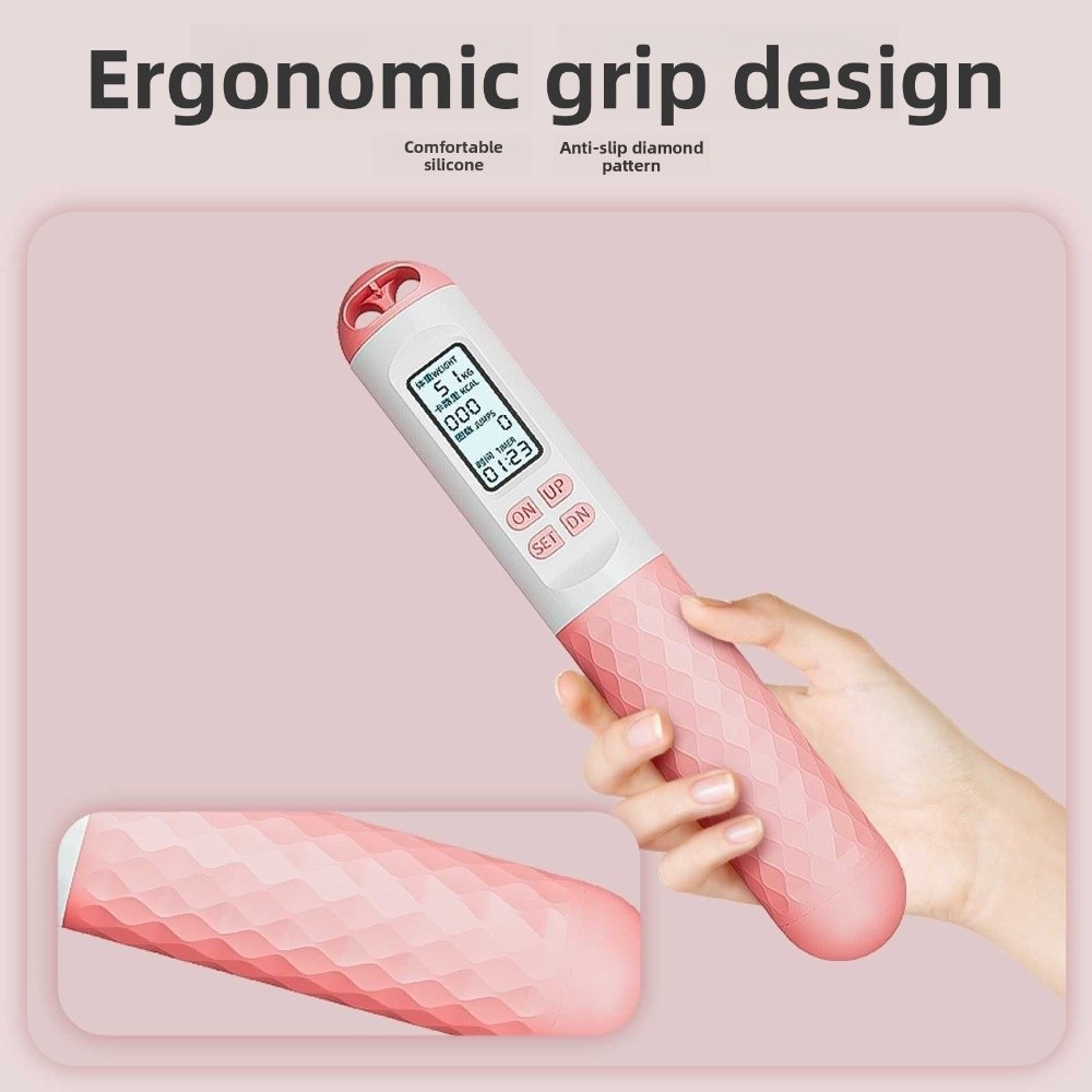 Smart Jump Rope Digital Counter - コードレスロープレス縄跳び 滑り止め機能付きカウンター付き縄跳び 減量用スマートデジタル縄跳び 屋内屋外兼用