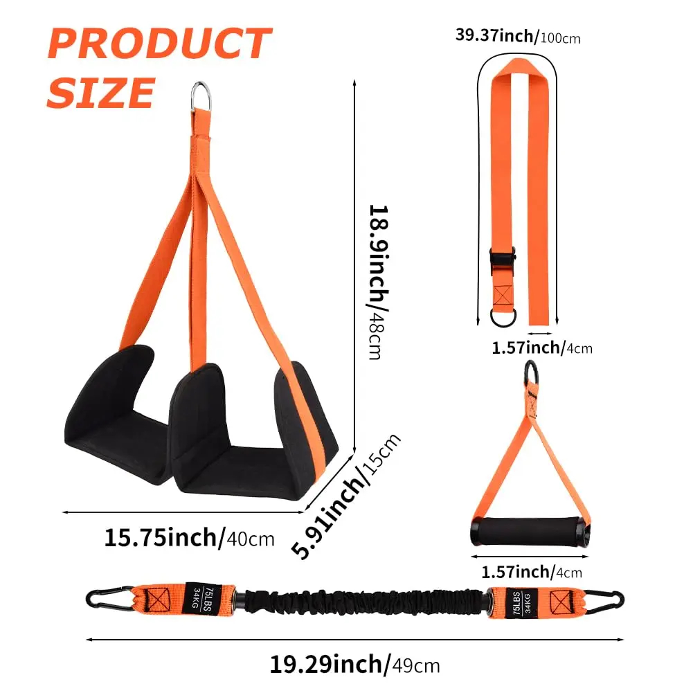 Resistance Bands Set With Handles - 懸垂補助バンドセット 懸垂用抵抗ストラップ 男性用 女性用 吊り下げトレーニング チンアップワークアウト