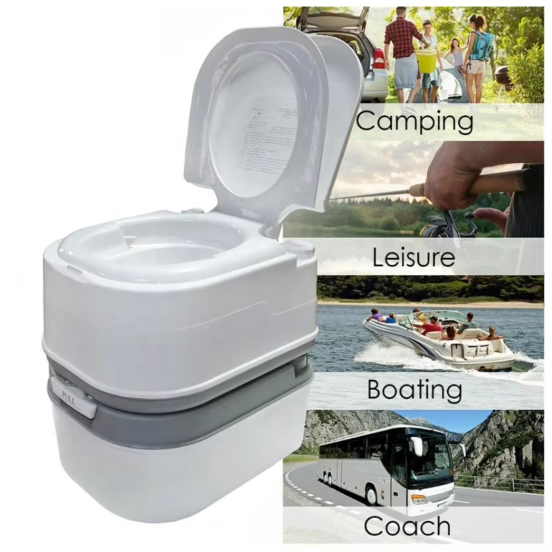 Camping - ポータブルキャンプ旅行RVトイレ屋外キャンピングカー携帯トイレ