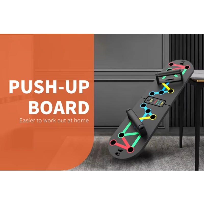 Push Up Board Foldable Multi Function - 高品質で、調整可能、折りたたみ式、耐久性があり、多機能で、持ち運び可能な、家庭用ジム向けのフィットネス用プッシュアップボード。ABS素材を使用。