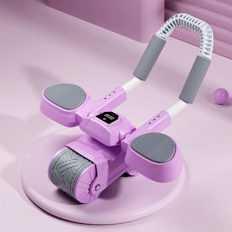 有料のスマートカウンター付き腹筋ローラー。コアトレーニングに - Ab Roller Wheel With Elbow Support のレビューと価格