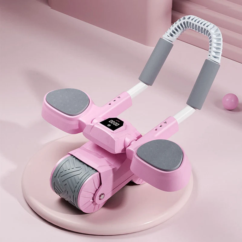 有料のスマートカウンター付き腹筋ローラー。コアトレーニングに - Ab Roller Wheel With Elbow Support のレビューと価格