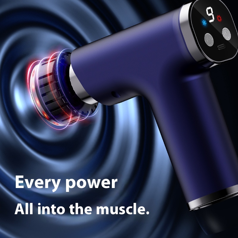 温冷ヘッド付き電動マッサージガン ポケットサイズの深部組織筋 - Electric Massage Gun Deep Tissue のレビューと価格