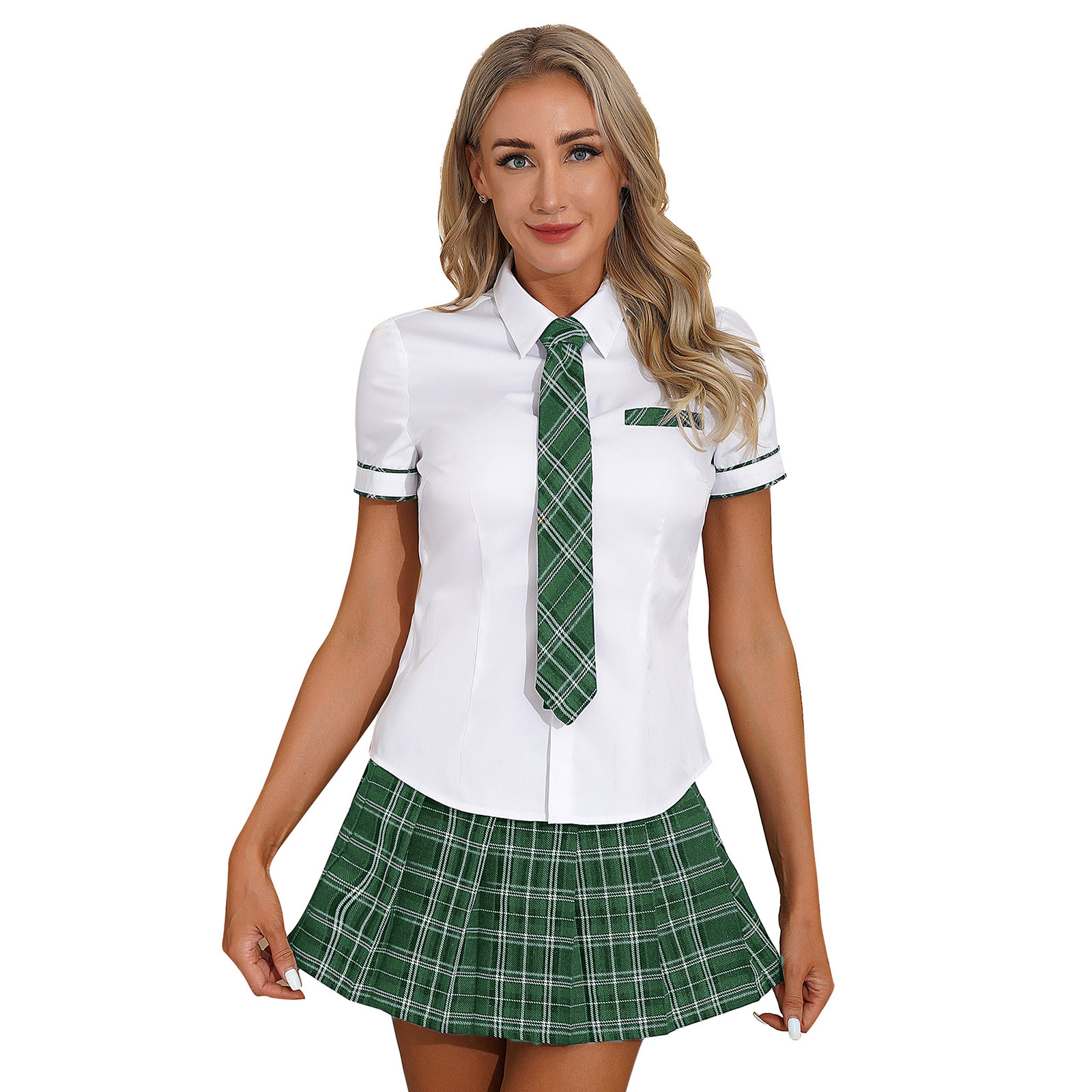 女性スリーピース女子高生コスプレ衣装セット学校制服チアリーデ - Team Sports のレビューと価格