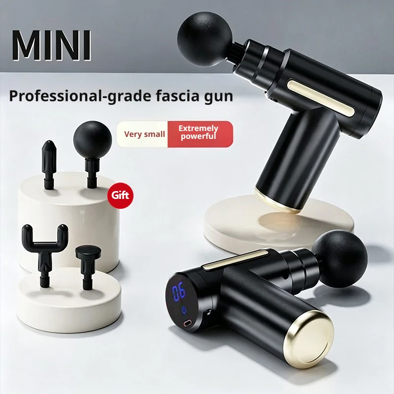 6段階速度調整ミニ電動筋膜リリースガン、深部組織マッサージ器 - Electric Massage Gun Deep Tissue のレビューと価格