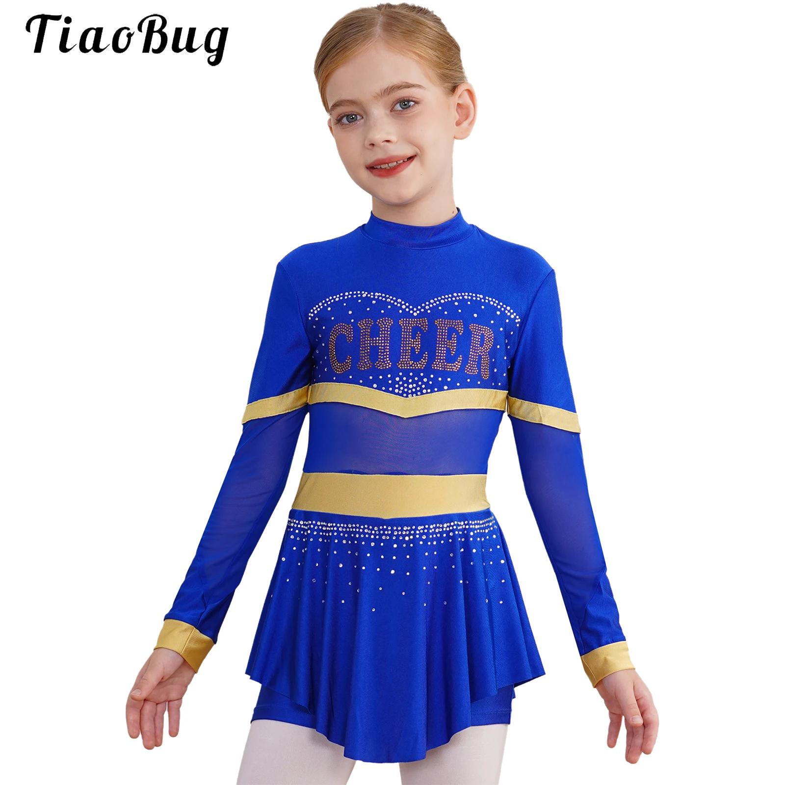 女子学生チアダンス衣装ハロウィンコスプレチアリーダー制服ドレ - Team Sports のレビューと価格