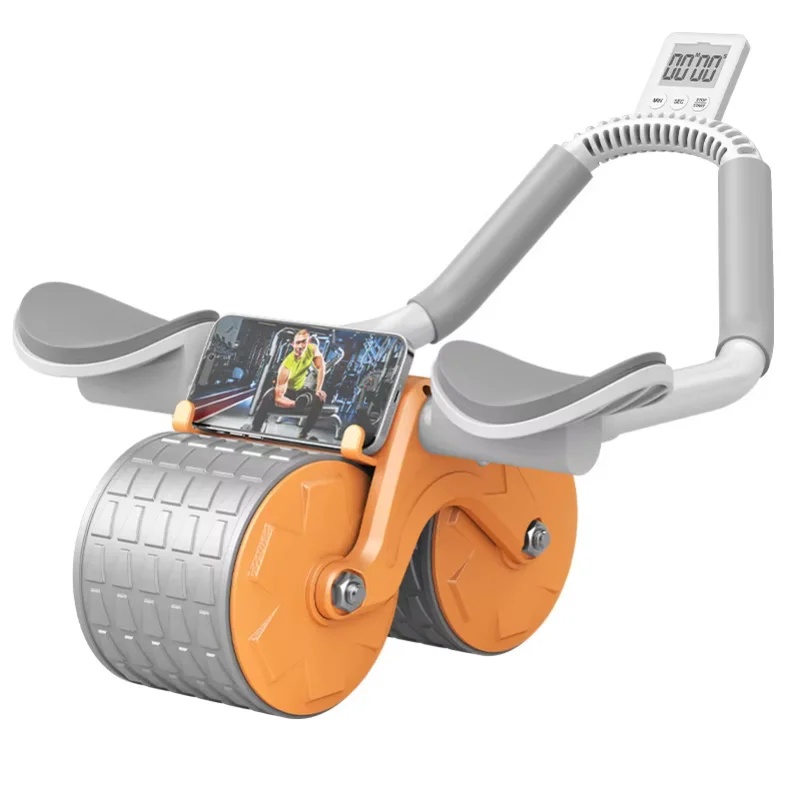 デュアルホイール腹部エクササイズローラー、滑り止め付き安定コ - Ab Roller Wheel With Elbow Support のレビューと価格