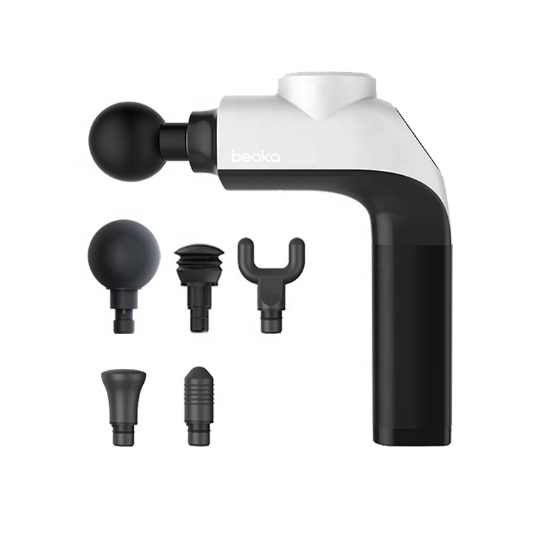 ポータブルハンドジムボディマッサージャー高品質USB電動コー - Electric Massage Gun Deep Tissue のレビューと価格