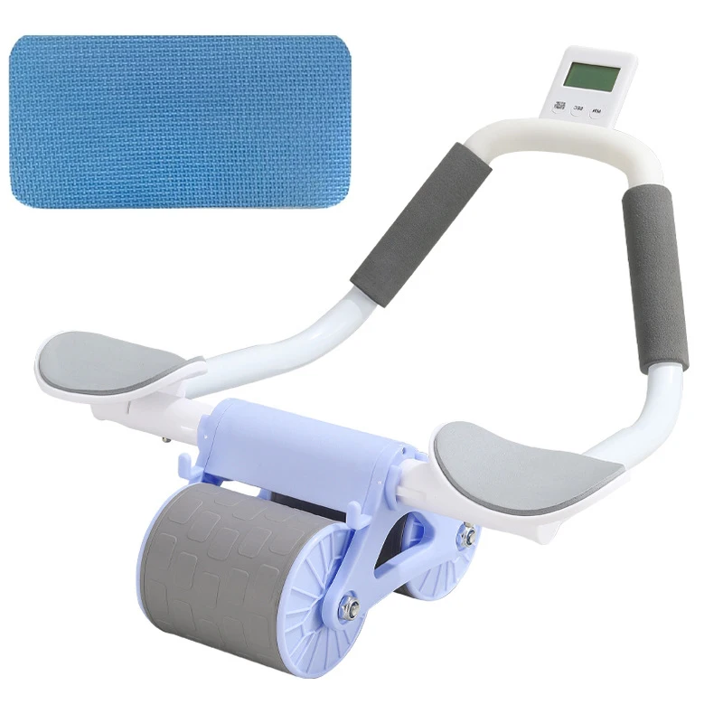 肘当て付き、自動リバウンド機能搭載、初心者向け、滑り止め加工 - Ab Roller Wheel With Elbow Support のレビューと価格