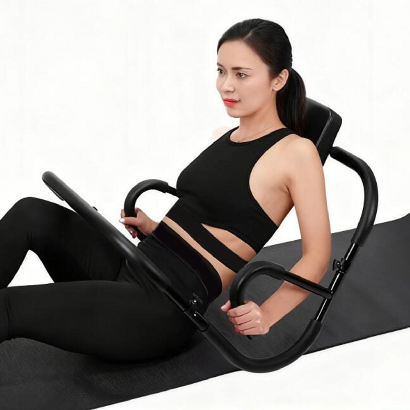腹筋マシン ポータブルメタルアブクランチャー ホームジム機器 - Ab Roller Wheel With Elbow Support のレビューと価格