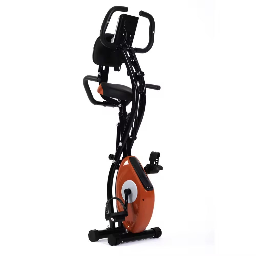 室内折りたたみ式磁気抵抗スチール製エクササイズバイク 大型  - Exercise Bike Magnetic Resistance のレビューと価格