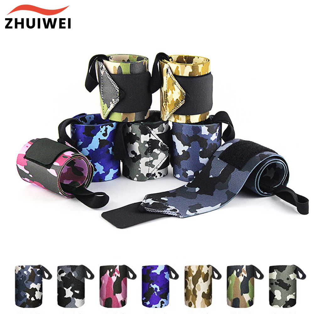 1pc 手首サポートジムストラップ迷彩調節可能なリストバンド - Wrist Wraps Weightlifting Support のレビューと価格