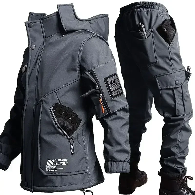 ハイキングジャケットユニフォーム ウール作業服 冬用メンズ防 - Hiking のレビューと価格