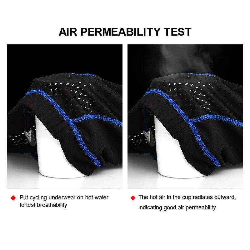 X-TIGERサイクリング下着5d通気性のあるパッド入りゲル - Padded Cycling Shorts 5D Gel のレビューと価格