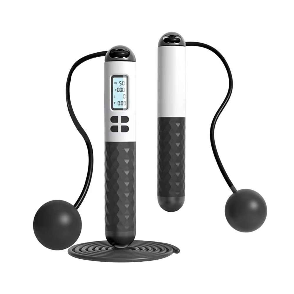 コードレスロープレス縄跳び 滑り止め減量カウント縄跳び カウ - Smart Jump Rope Digital Counter のレビューと価格