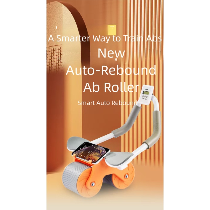 自動リバウンド機能付きアブローラーホイール エルボーサポート - Ab Roller Wheel With Elbow Support のレビューと価格
