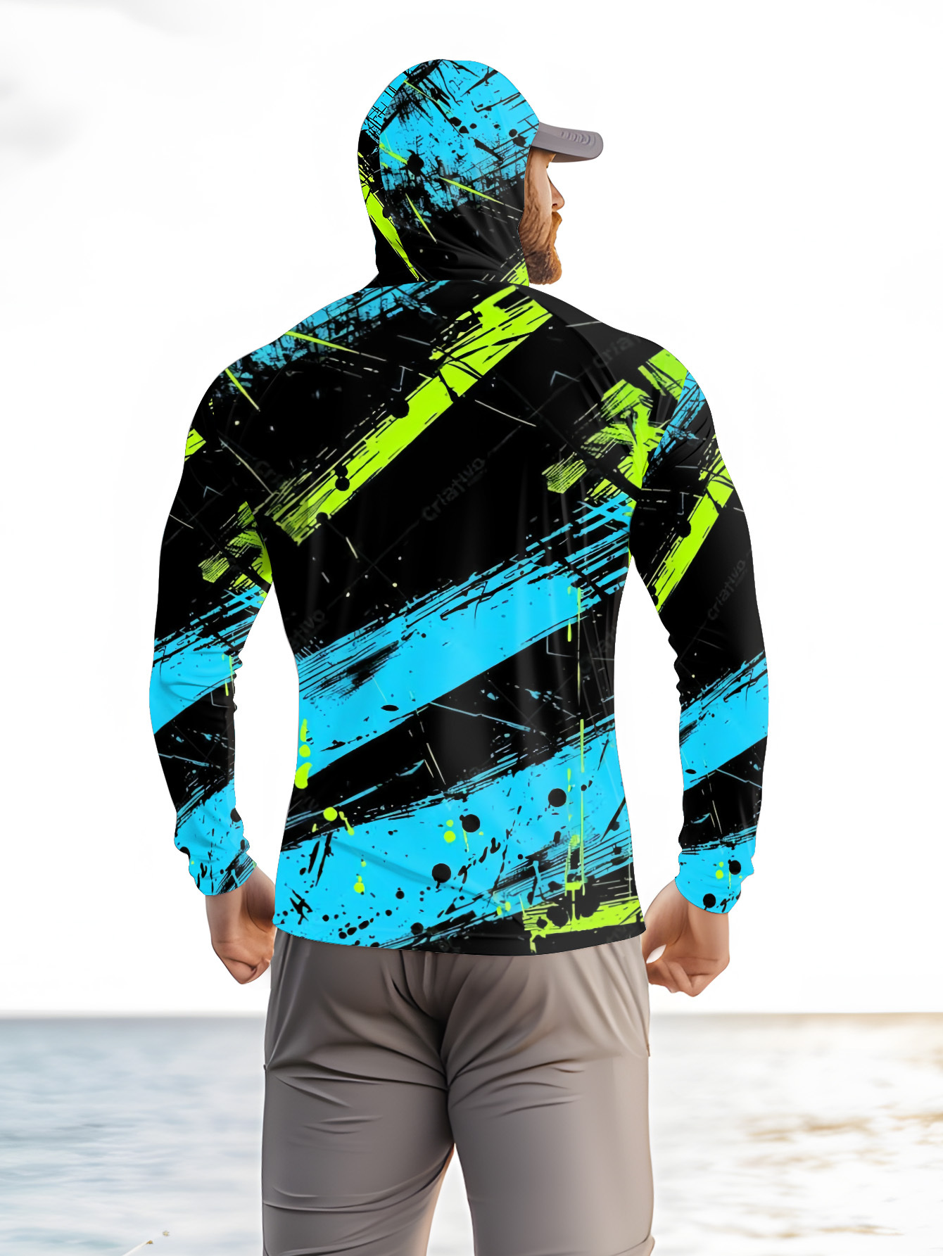 釣り用フーディー メンズ 長袖 速乾性 通気性 UVカット  - Fishing のレビューと価格