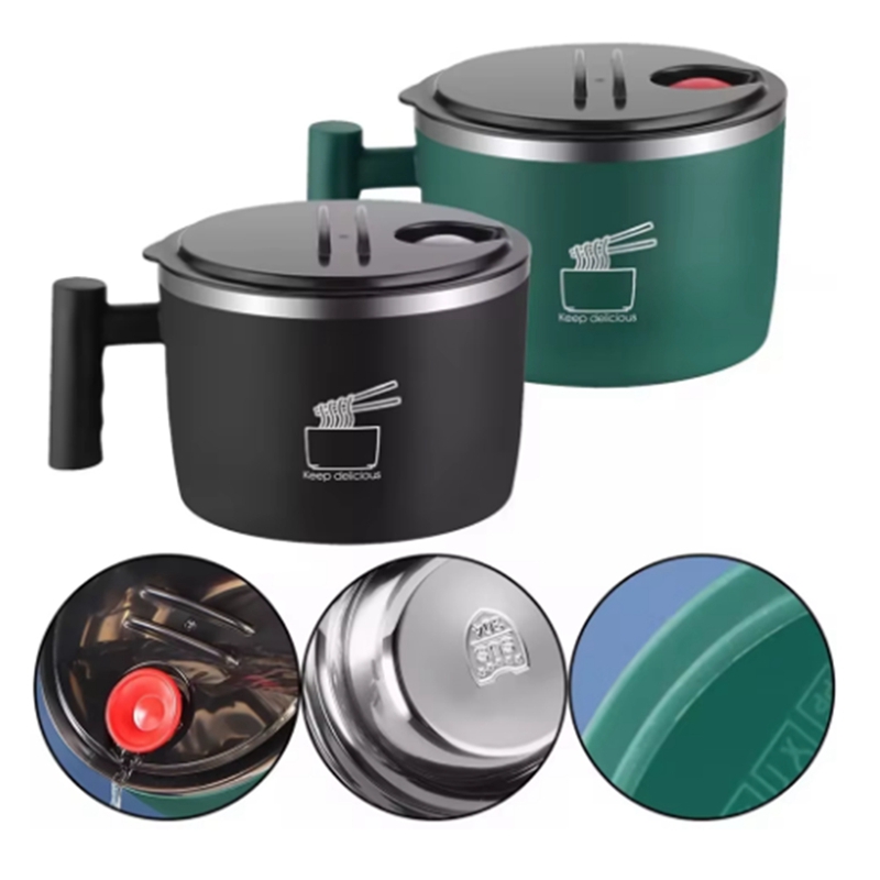ラーメンボウル、ランチコンテナ、1000ml大型タイスープボ - Camping のレビューと価格