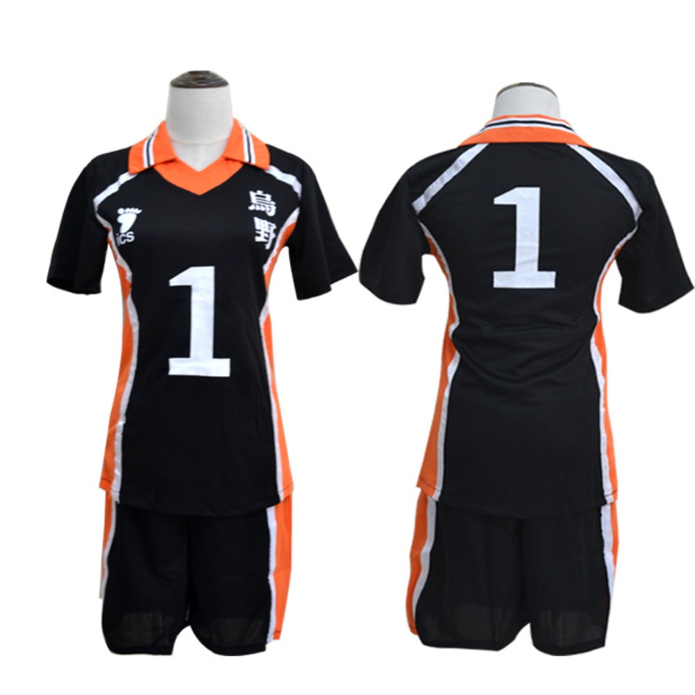 ハイキュー!! 烏野高校バレーボール部のユニフォーム、コスプ - Team Sports のレビューと価格