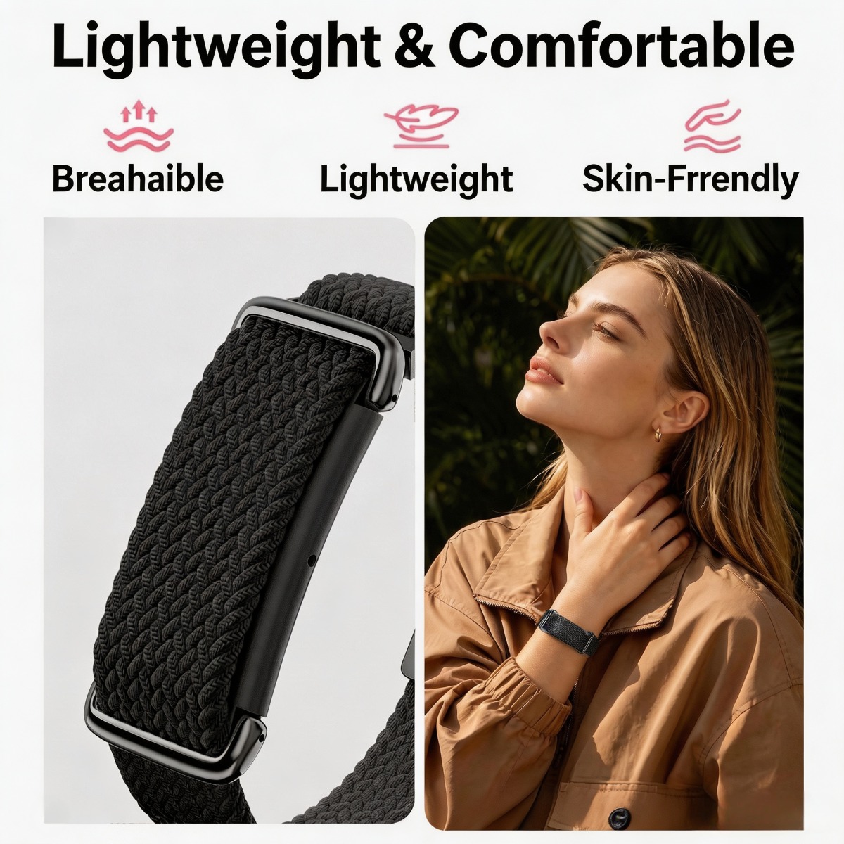 Google Fitbit Air用ナイロン製磁石付きリスト - Resistance Bands Set With Handles のレビューと価格