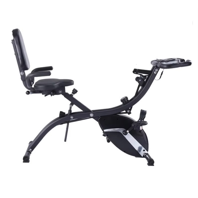 家庭用フィットネス折りたたみ式エクササイズバイク LCDディ - Exercise Bike Magnetic Resistance のレビューと価格