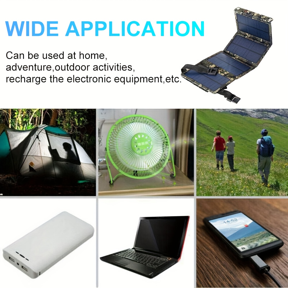 【ソーラーパネル】80Wポータブル折りたたみ式ソーラーパネル - Camping のレビューと価格