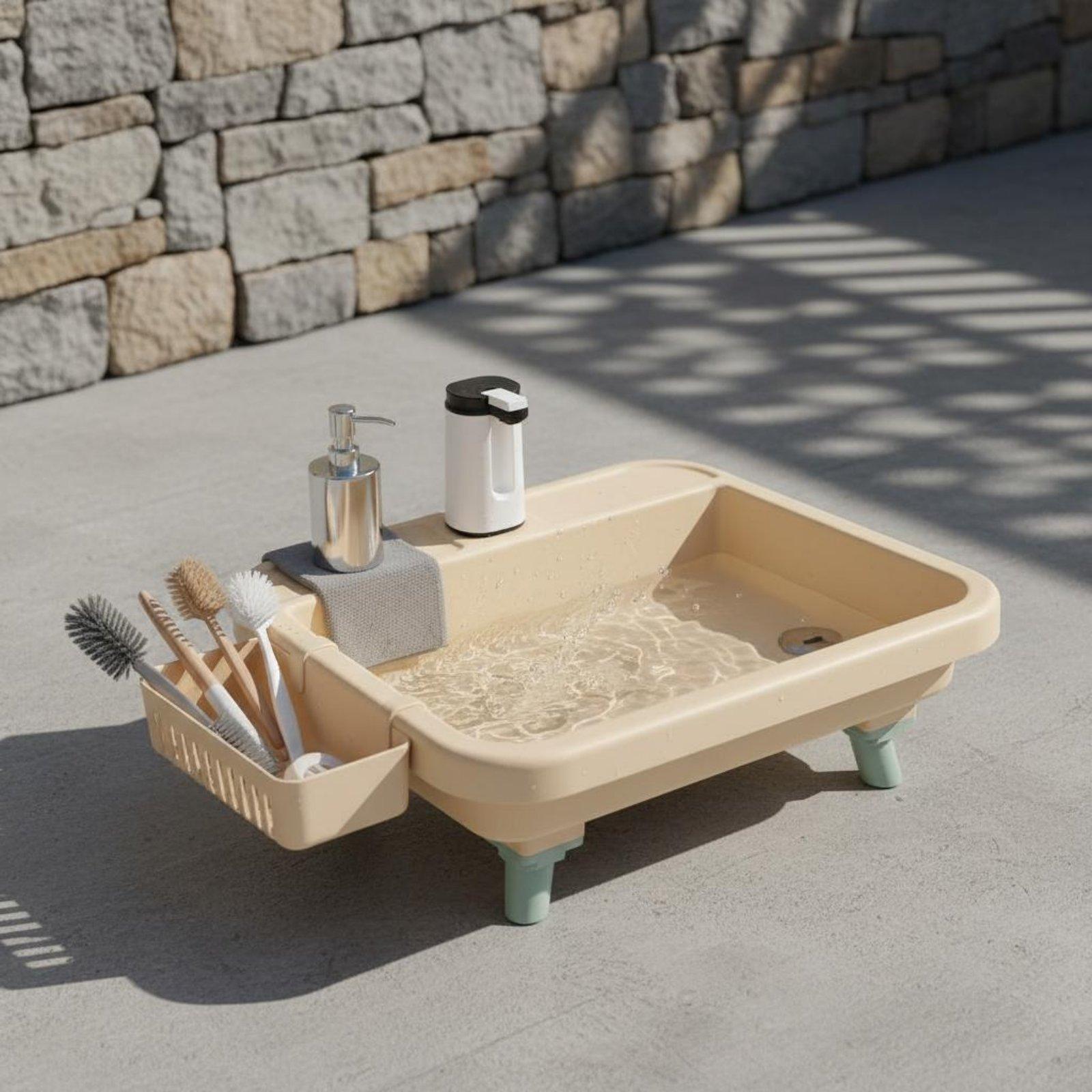 屋外用洗面器 ポータブル高圧洗浄機 シングルボタン キャンプ - Camping のレビューと価格