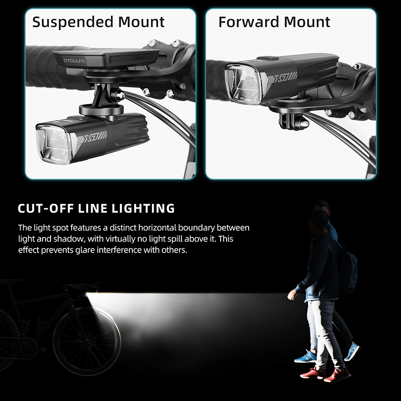CYCLAMI X7 Reality 1000ルーメン バイ - Rechargeable Bicycle Headlight 1000 Lumen のレビューと価格
