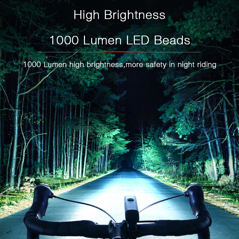 GIYO 1000 ルーメン自転車ライト USB 充電式 4 - Rechargeable Bicycle Headlight 1000 Lumen のレビューと価格