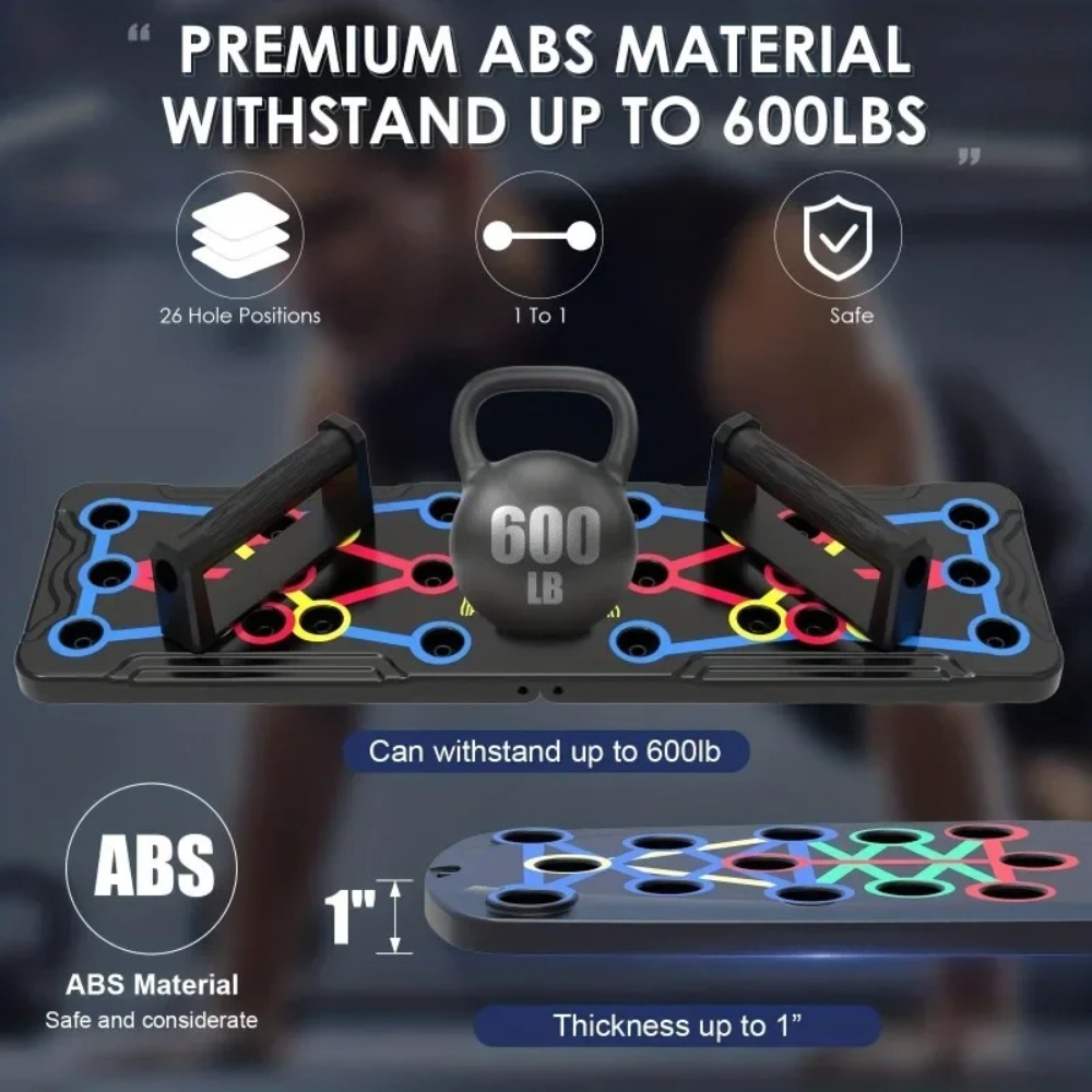 ハンドル付きポータブル多機能プッシュアップボードセット、胸、 - Push Up Board Foldable Multi Function のレビューと価格