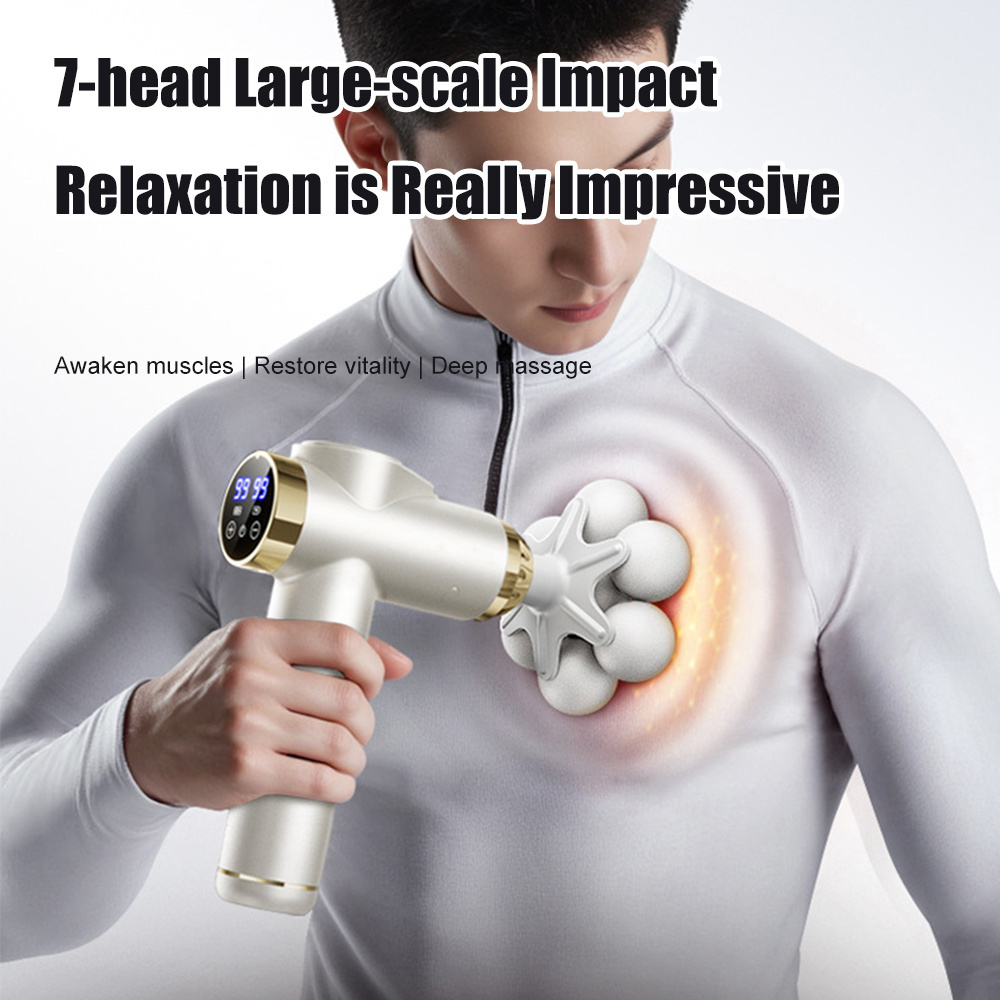 プロ仕様電動筋膜マッサージ器 高周波深部組織筋弛緩マッサージ - Electric Massage Gun Deep Tissue のレビューと価格