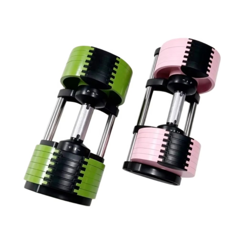 ヘビーデューティー業務用調整可能電気メッキダンベルスチールハ - Adjustable Dumbbell Pair 40Kg のレビューと価格