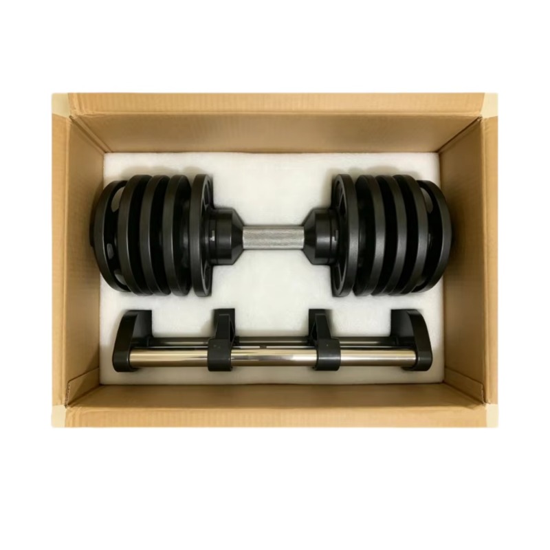 ヘビーデューティー業務用調整可能電気メッキダンベルスチールハ - Adjustable Dumbbell Pair 40Kg のレビューと価格