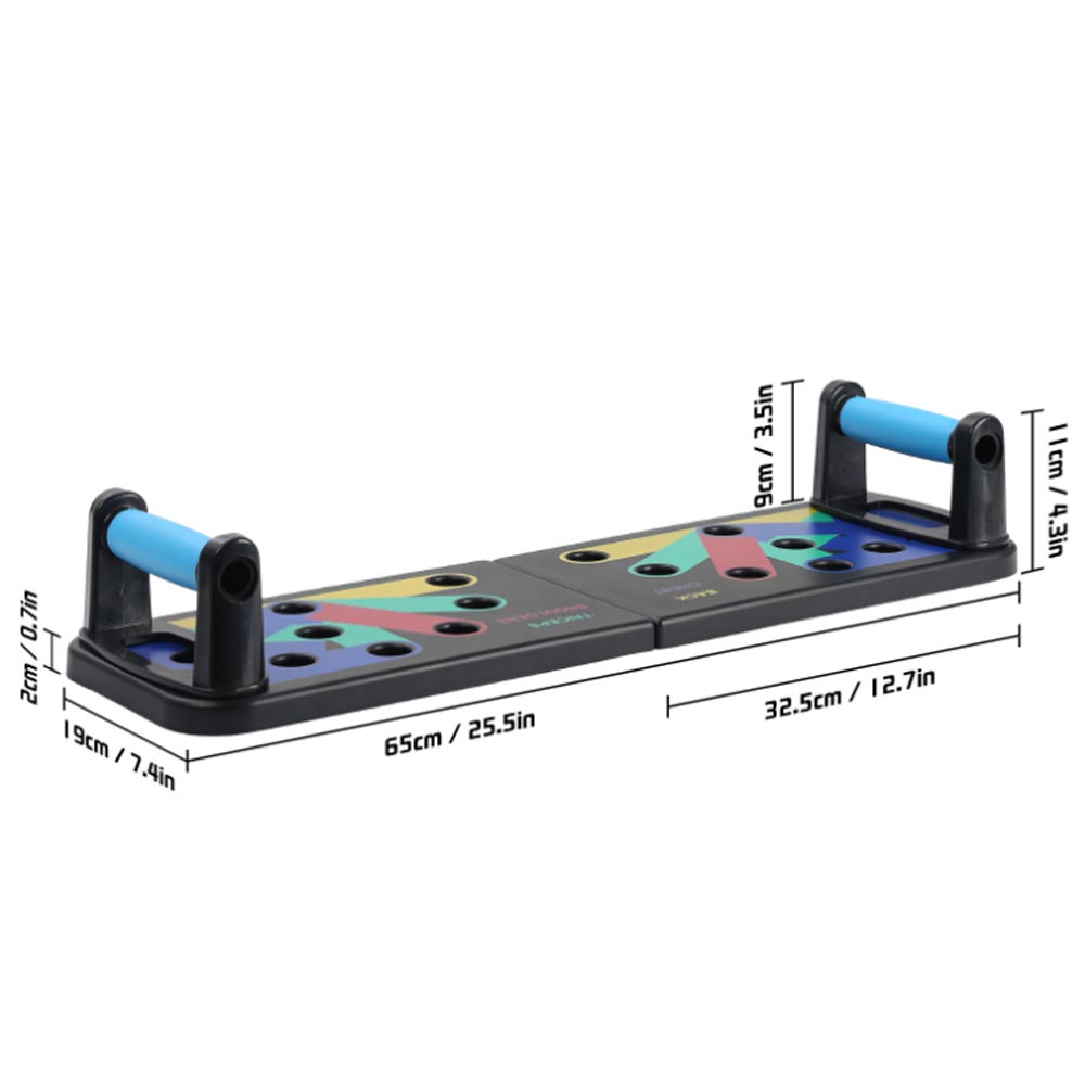 9-in-1折りたたみ式腕立て伏せラックボード多機能筋トレ器 - Push Up Board Foldable Multi Function のレビューと価格