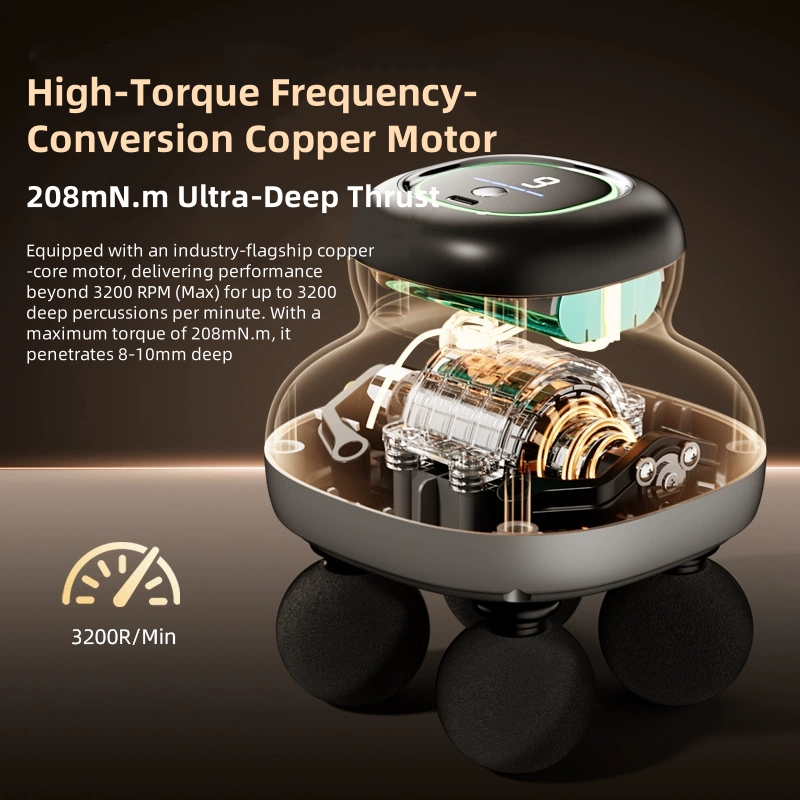 4 ヘッドハンドヘルド筋膜ガンプロフェッショナル筋肉マッサー - Electric Massage Gun Deep Tissue のレビューと価格